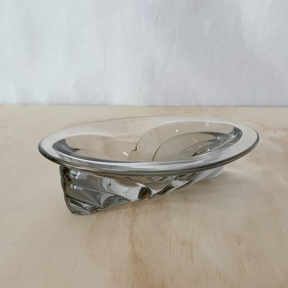 Signed Art Glass Dish